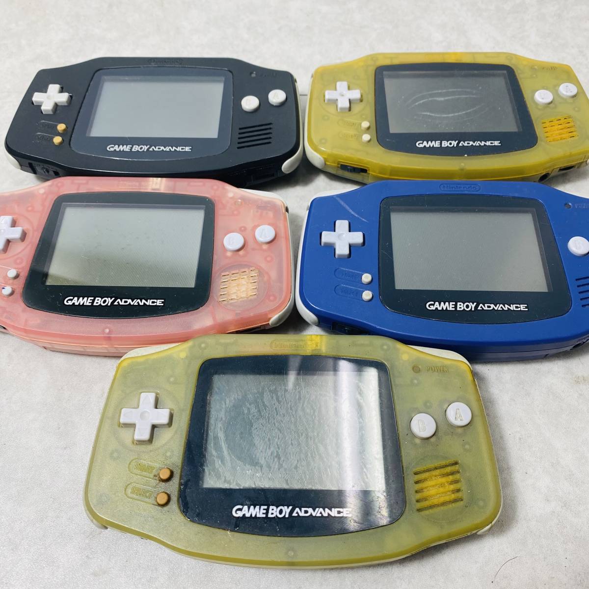 ジャンク 任天堂 ゲームボーイ ゲームボーイ アドバンス 10台 まとめ売り 動作未確認 JN019