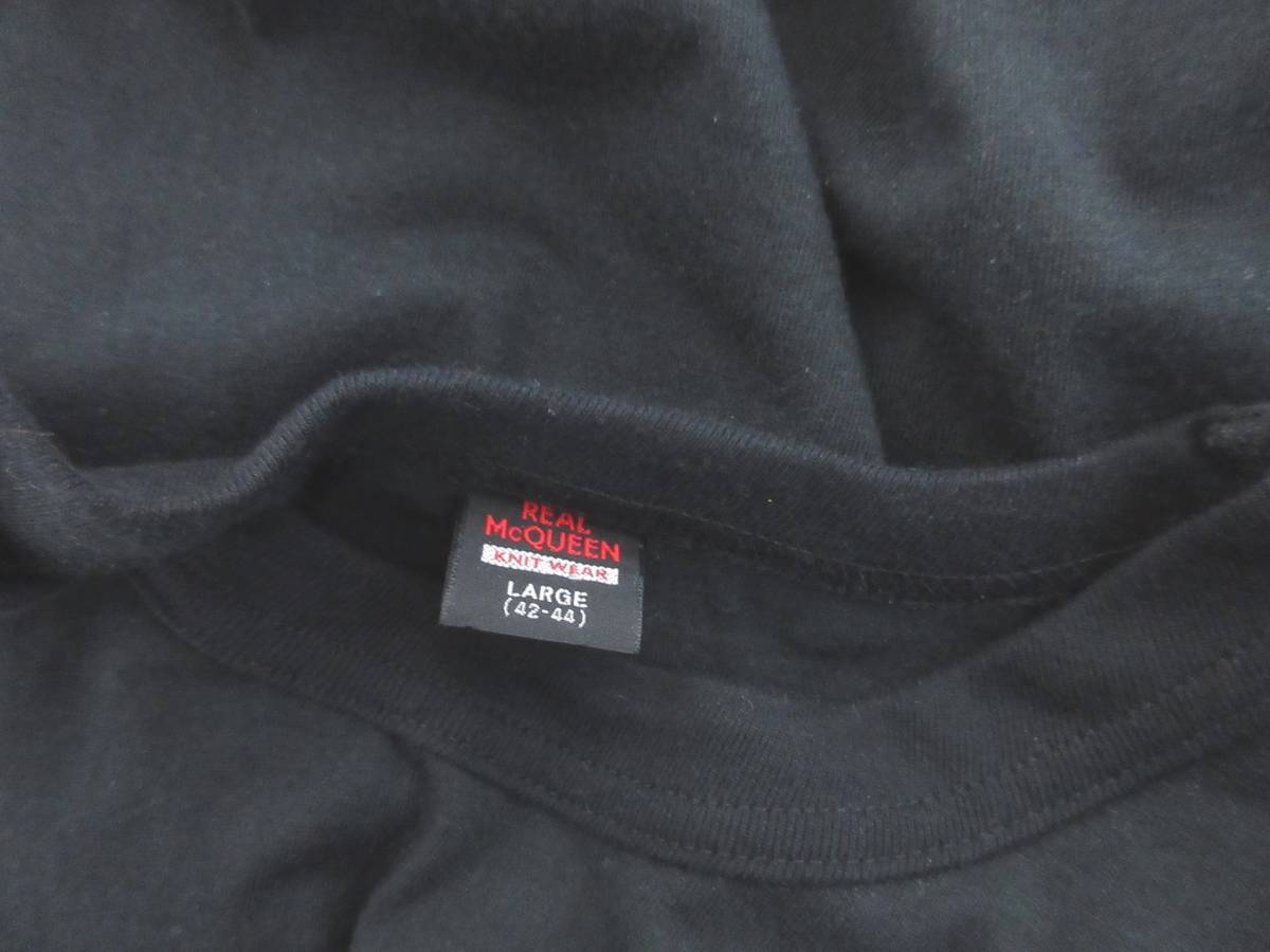 リアルマックイーン リアルマッコイズ 半袖 Tシャツ カットソー スティーブマックイーン 黒 ブラック L yg3297_画像5
