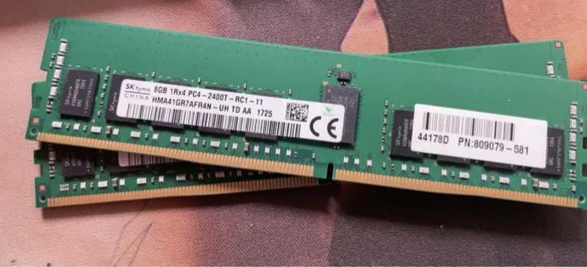 サーバ用メモリ SKhynix 16GB DDR4-2400 RDIMM ■型番：HMA41GR7AFR4N -UH_画像1