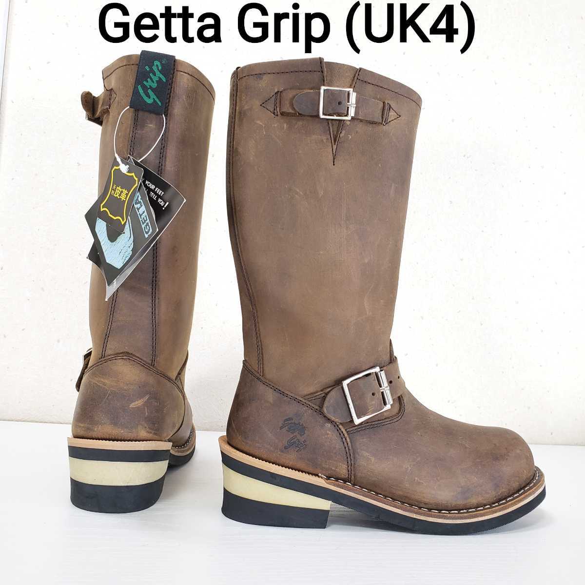 Getta Grip ゲッタグリップ スチールトゥ レザー エンジニアブーツ-