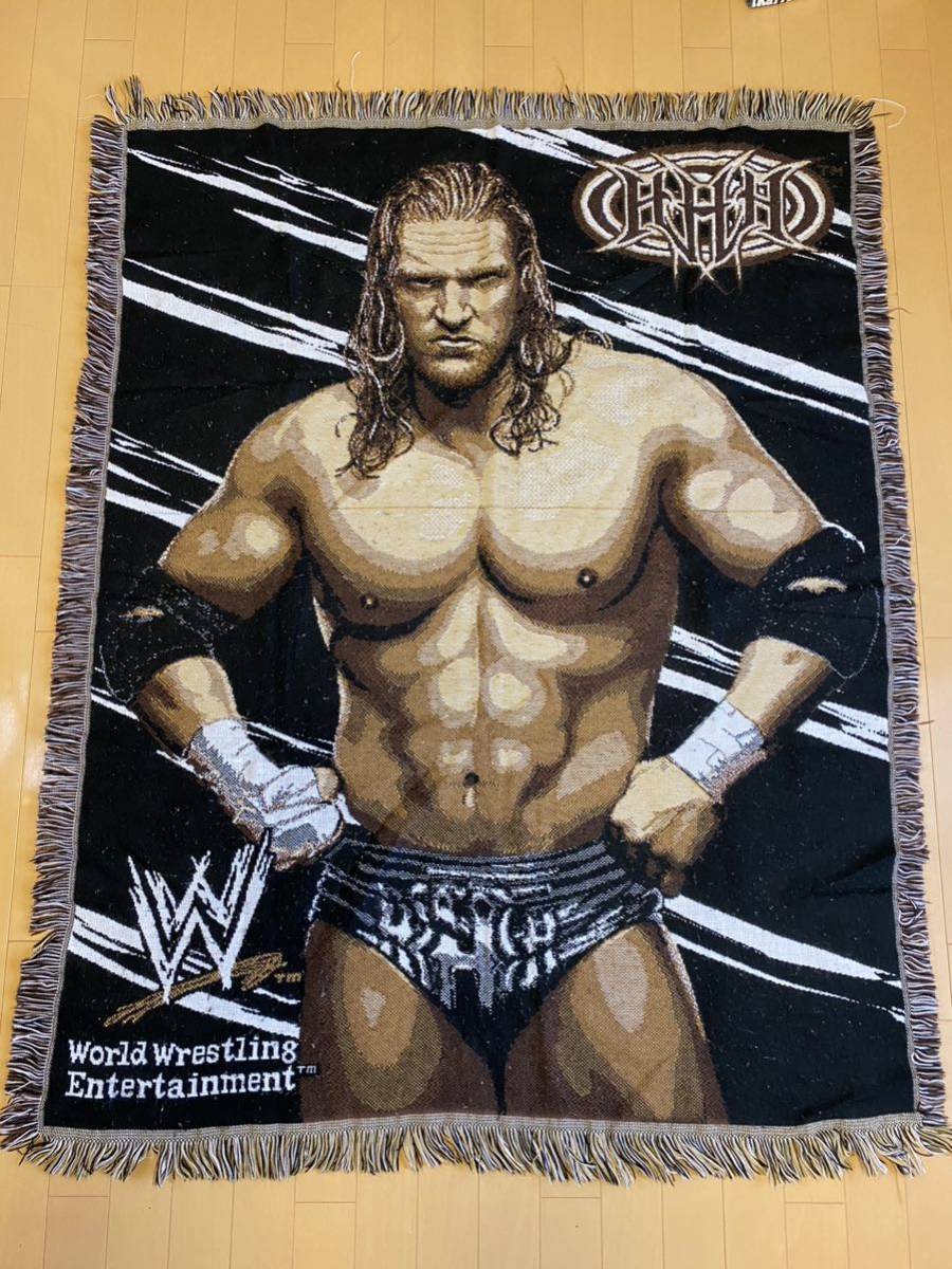 WCW WWF WWE AEW NJPW Professional Wrestling HHH Triple H редкий товар Vintage ковер редкий в это время было использовано New Japan Professional Wrestling Professional Wrestling la-THEGAME