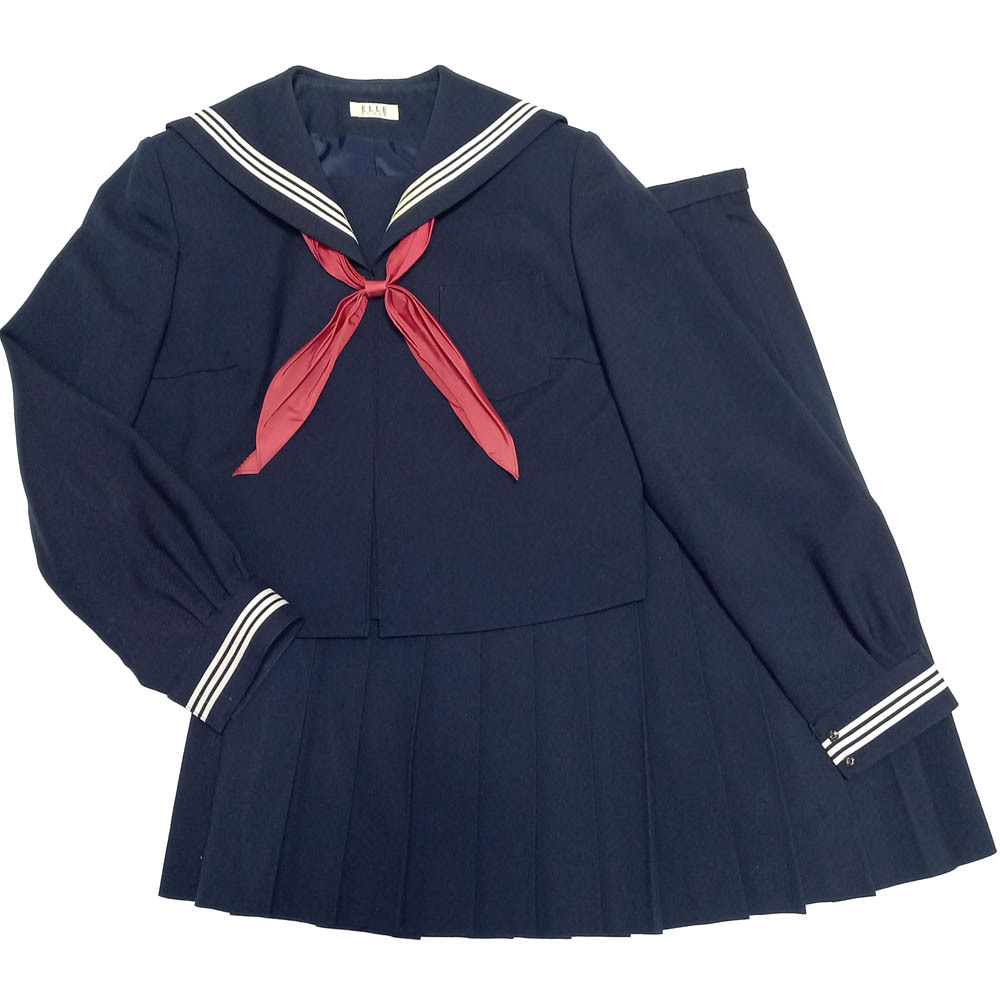 Yahoo!オークション - 青森 ELLE 165A/W69 セーラー服 スカート Yahoo!オークション - 青森 ELLE 165A/W69 セーラー服 スカート