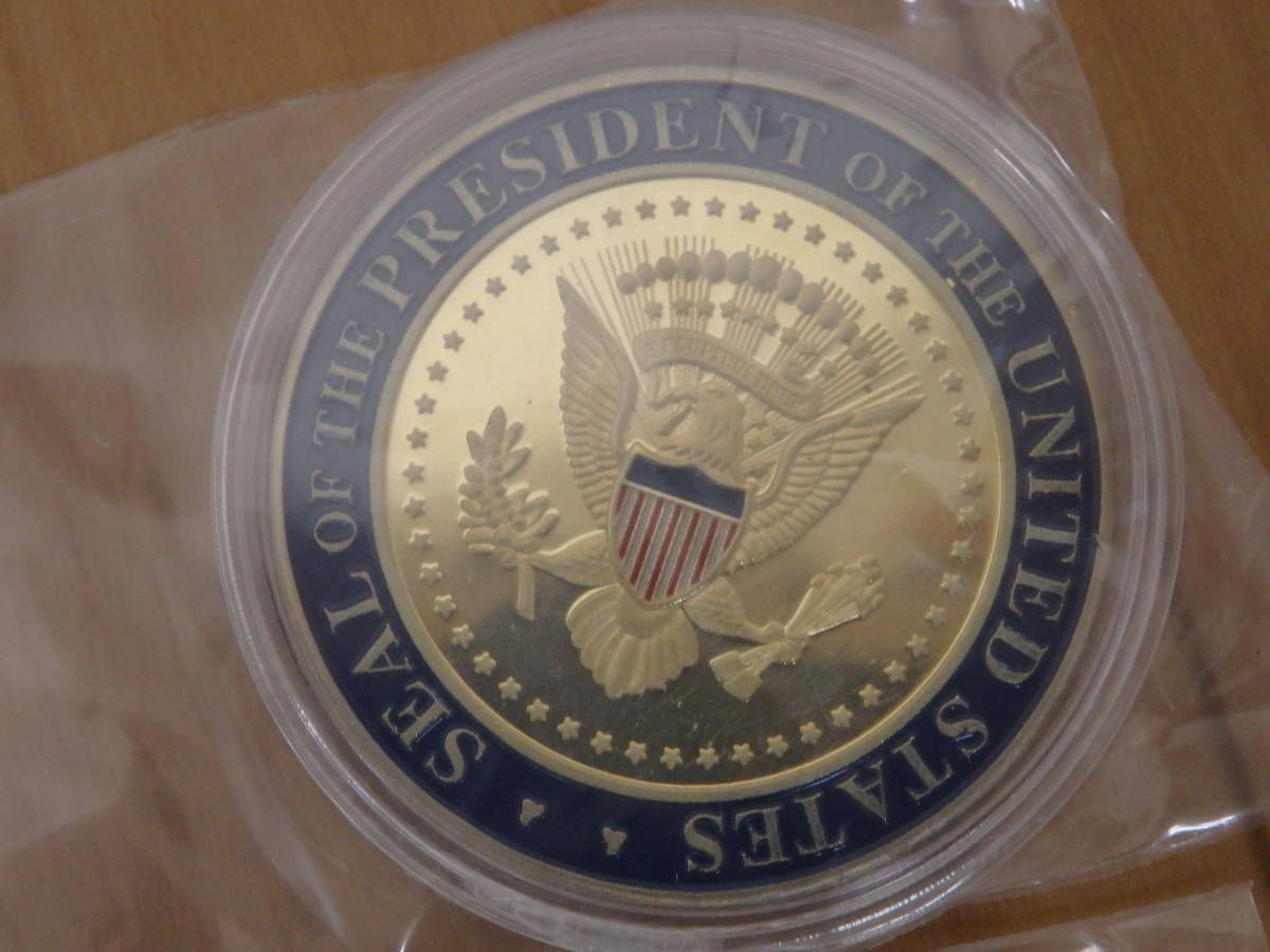 F2-5.2) アメリカ　トランプ大統領 / バイデン大統領　コイン　5枚セット　DONALD J. TRUMP / Joe Biden_画像8