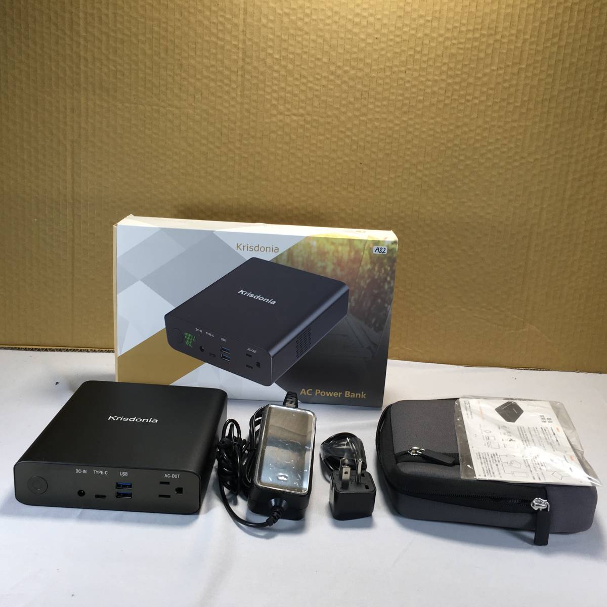 A82 Krisdonia ポータブル電源 大容量 モバイルバッテリー 60000mAh