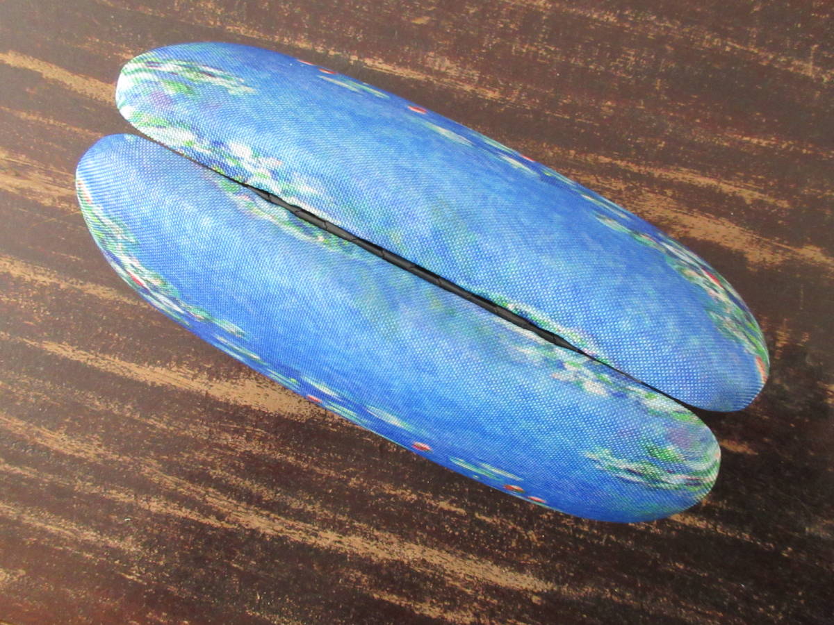 * name . glasses case mone[ water lily II] glasses .. attaching < polyester * steel >*mone