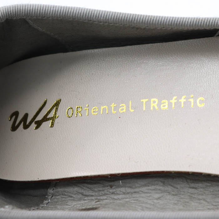 オリエンタルトラフィック バレエシューズ フラットシューズ リボン パンプス 靴 レディース 36サイズ グレー ORiental TRaffic_画像3