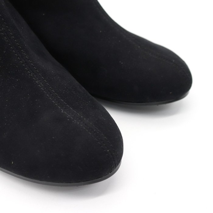 bene винт короткие сапоги ботиночки боковой Zip коричневый n ключ каблук сделано в Японии обувь обувь чёрный женский 23.5cm размер черный BENEBIS