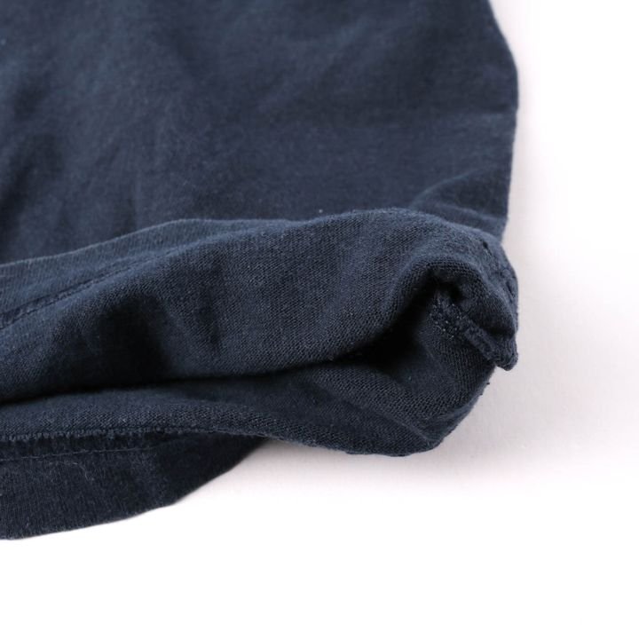 カーハート 半袖Tシャツ ラウンドネック 胸ポケット ワンポイントロゴ トップス メンズ Mサイズ ネイビー Carhartt_画像6