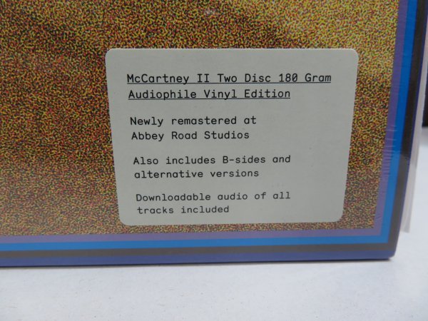 ｍK2｜新品未開封！【 2LP / 2011 AUDIOPHILE 180g Vinyl & Download 】Paul McCartney（ポールマッカートニー）「McCartney II 」Beatles_画像2