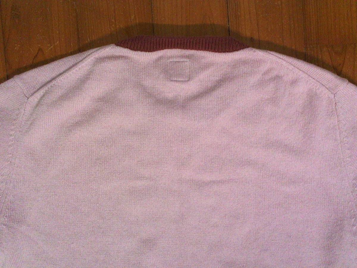 * defect have * unused * Gap *GAP* knitted crew neck front V sweater L