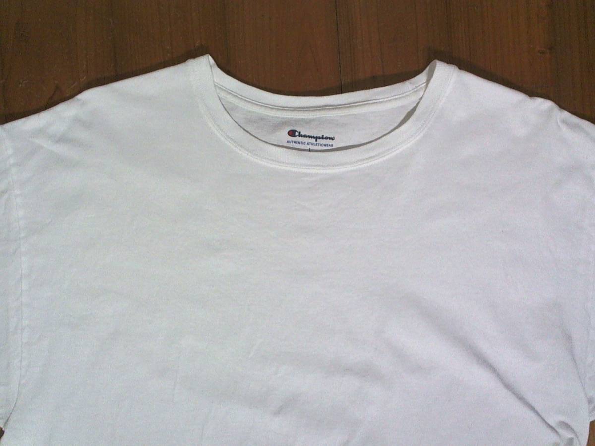 ☆微難有☆チャンピオン☆Champion☆半袖Tシャツ コットンTシャツ L ASIA/XL 白の画像2