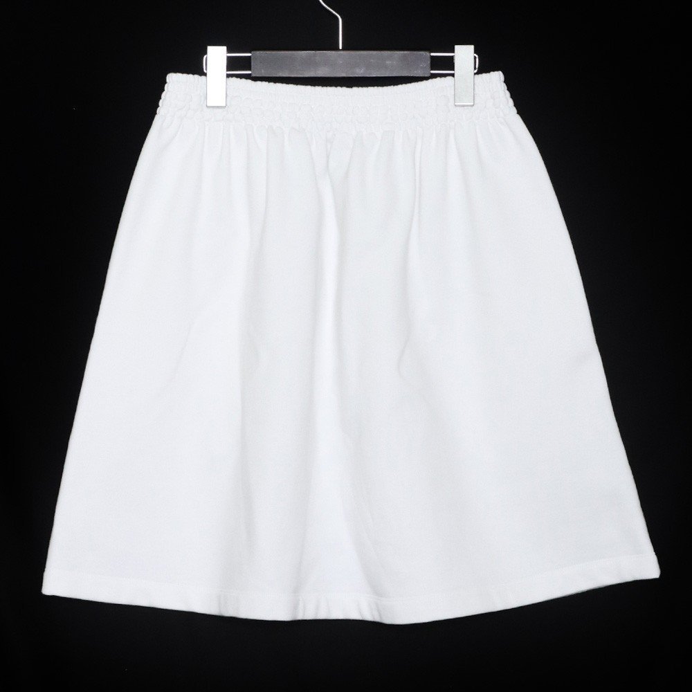  unused LOUIS VUITTON Sporty Skirt M size white 1A9LV9 Louis Vuitton sporty skirt cotton LV Logo logo