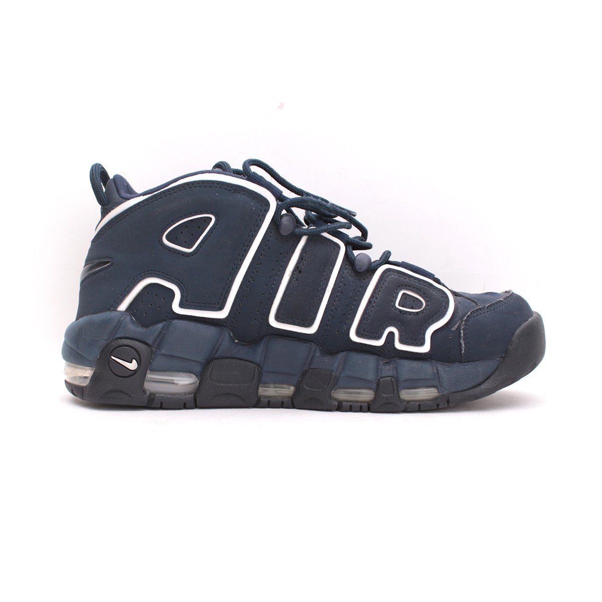 26cm NIKE AIR MORE UPTEMPO '96 ネイビー ナイキ エア モアアップテンポ スニーカー Obsidian/White_画像4