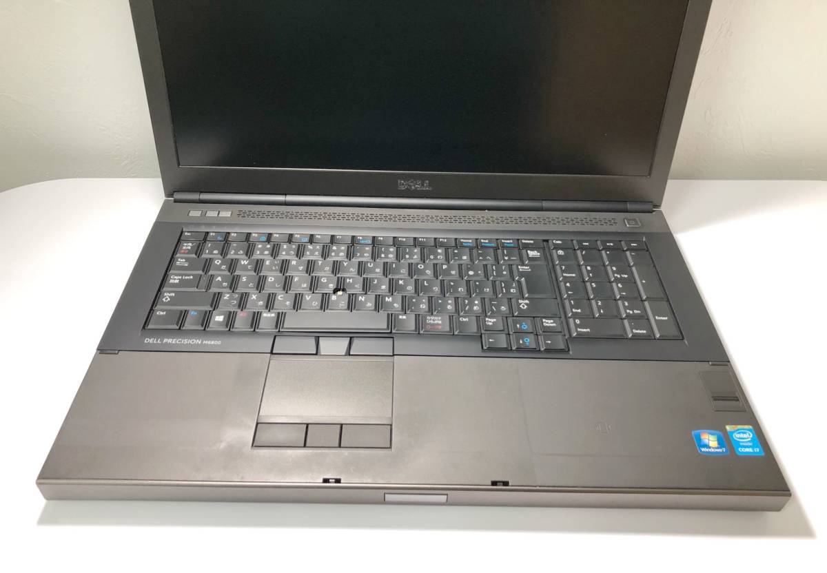 DELL Precision M6800 Core i7 4910MQ 2.9GH/16GBQuadro K4100M ジャンク品 部品取りにどうぞ。_画像2