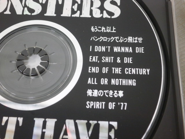 ★THE MONSTERS ザ・モンスターズ WHAT HAVE WE GOT?★TAX-019 廃盤CD★JAPANESE PUNK ROCK_画像4