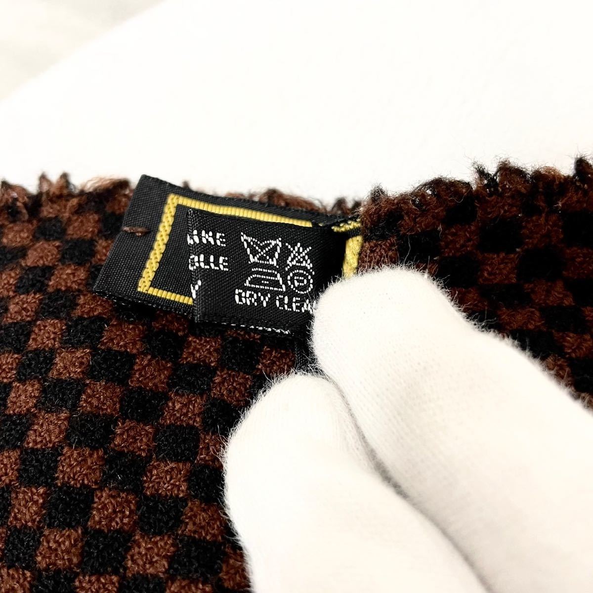 美品 FENDI フェンディ マフラー ストール ズッカ柄 ロゴ ウール 総柄