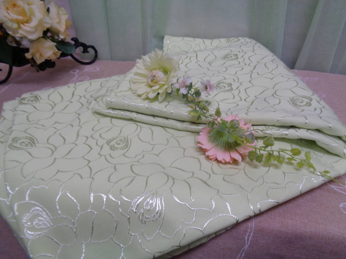  high class tablecloth hotel / restaurant use large size round mint green Φ320 cleaning settled 