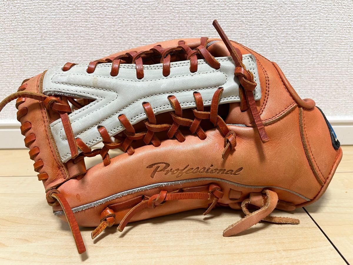 ミズノ ビューリーグ 高橋由伸モデル 型抜群 希少 左 軟式 外 ミズノ ビューリーグ 高橋由伸モデル 型抜群 希少 左 軟式 外