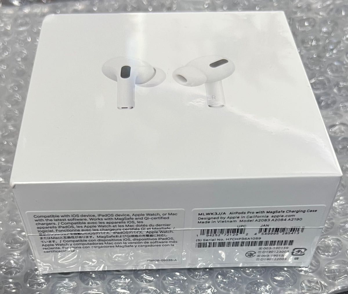 AirPods Pro MLWK3J/A Apple純正MagSafe充電ケース付き(新品未開封