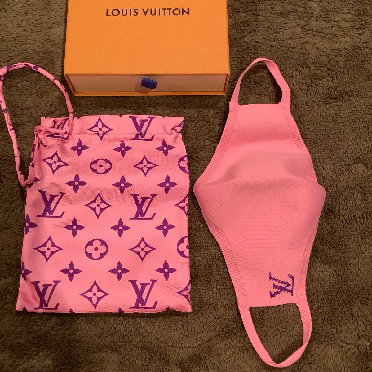 LOUIS VUITTON マイユナイロンピンクマスク 新品未使用品 www