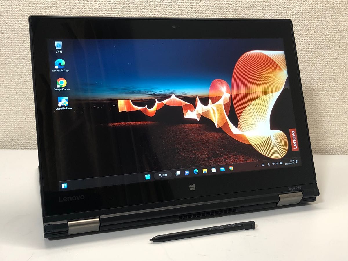 ThinkPad Yoga 260 i5 IPSタッチパネル&スタイラスペン 8G NVMe256GB