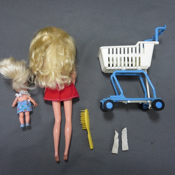 ☆バービーとケリー わくわくショッピングセット 中古品 ☆MATTEL 女の子 おもちゃ 玩具 レトロ☆の画像6