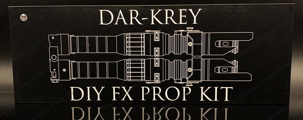 KR X OR DAR-KREY DIY EMPTY HILT FX KIT пустой Hill to комплект новый товар custom свет хранитель 