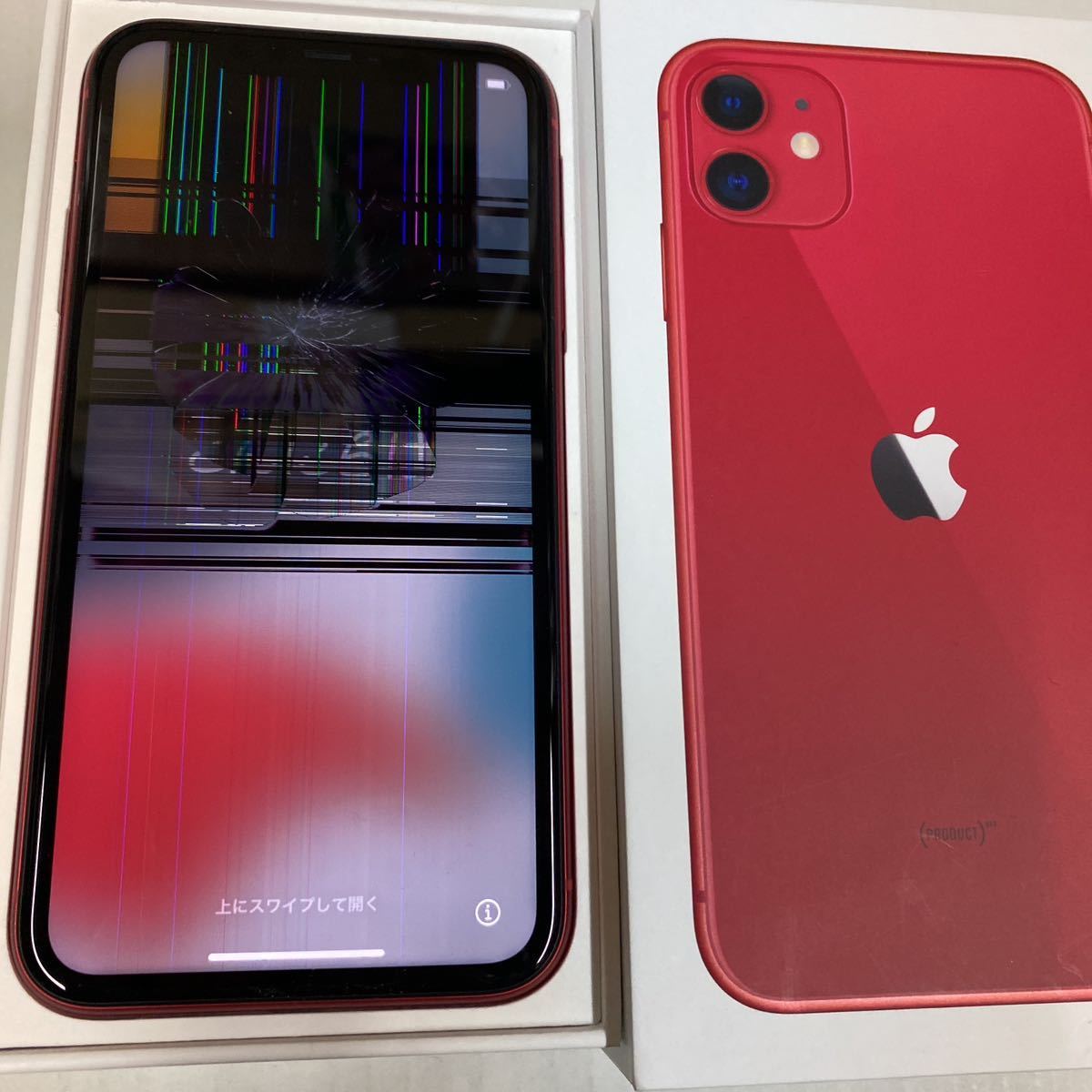 できたので iPhone 11 64GB （PRODUCT）RED SIMフリー ジャンク 送料