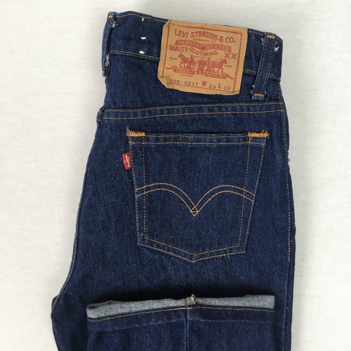 割引購入 80s】Levi's 【美品 リーバイス 刻印359 ジップフライ 紙