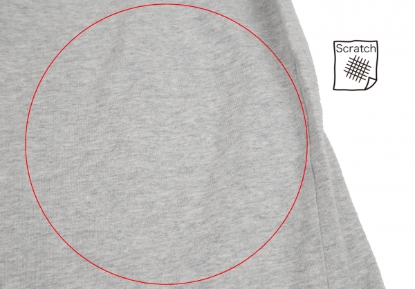 コムデギャルソン シャツCOMME des GARCONS SHIRT ヨーククローバー柄切替Tシャツ 杢グレーL 【メンズ】_画像5