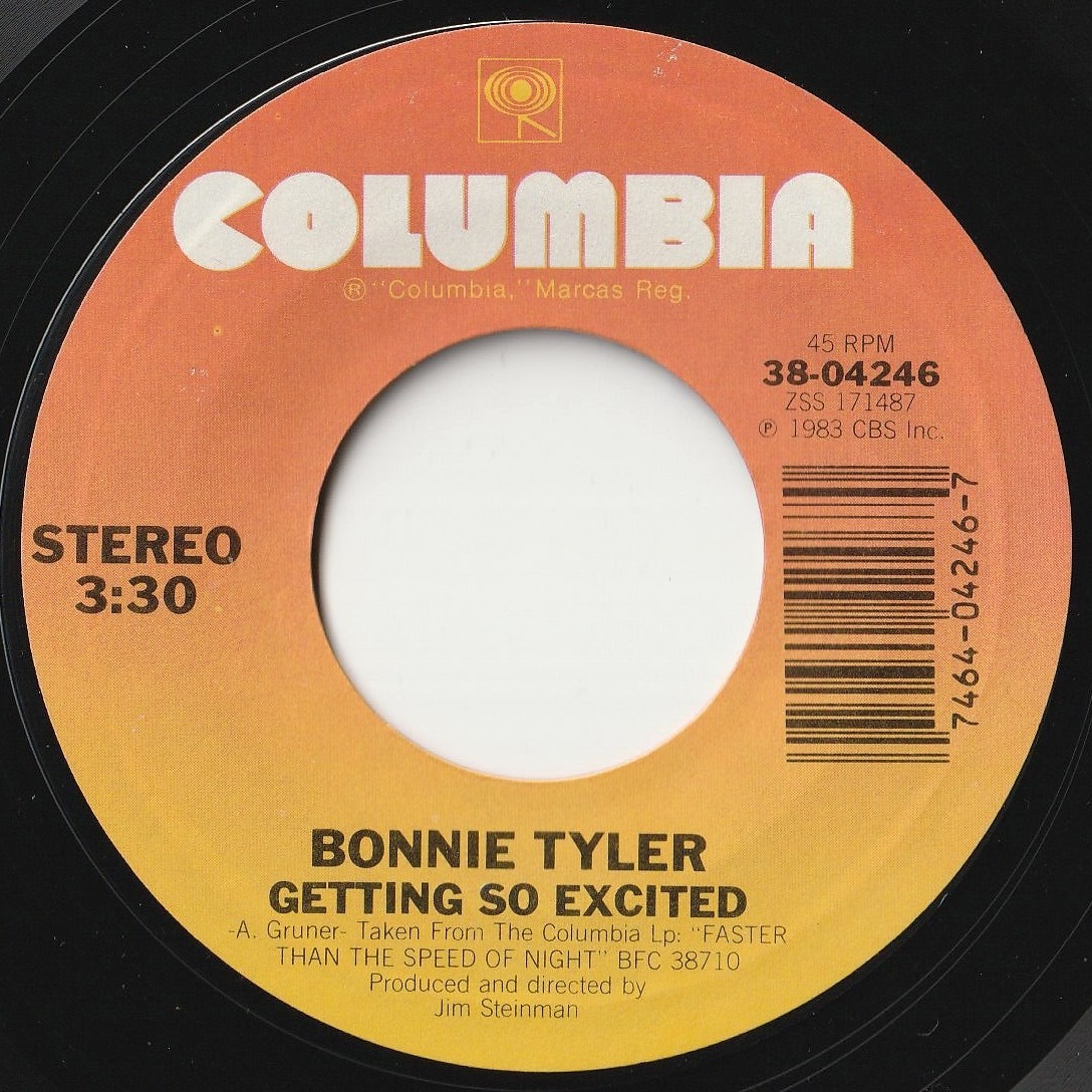 Bonnie Tyler Take Me Back / Getting So Excited Columbia US 38-04246 201726 ROCK POP ロック ポップ レコード 7インチ 45_画像2