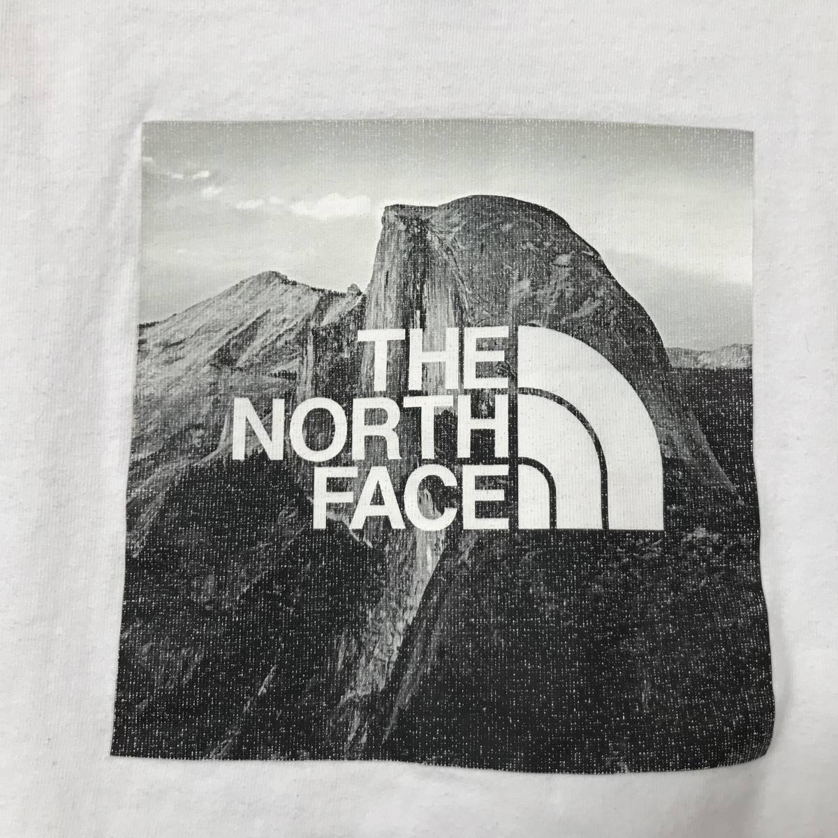 THE NORTH FACE NT32036 S/S Pictured Square Logo Tee ノースフェイス S/Sピクチャードスクエアロゴティー 美品 size M _画像3