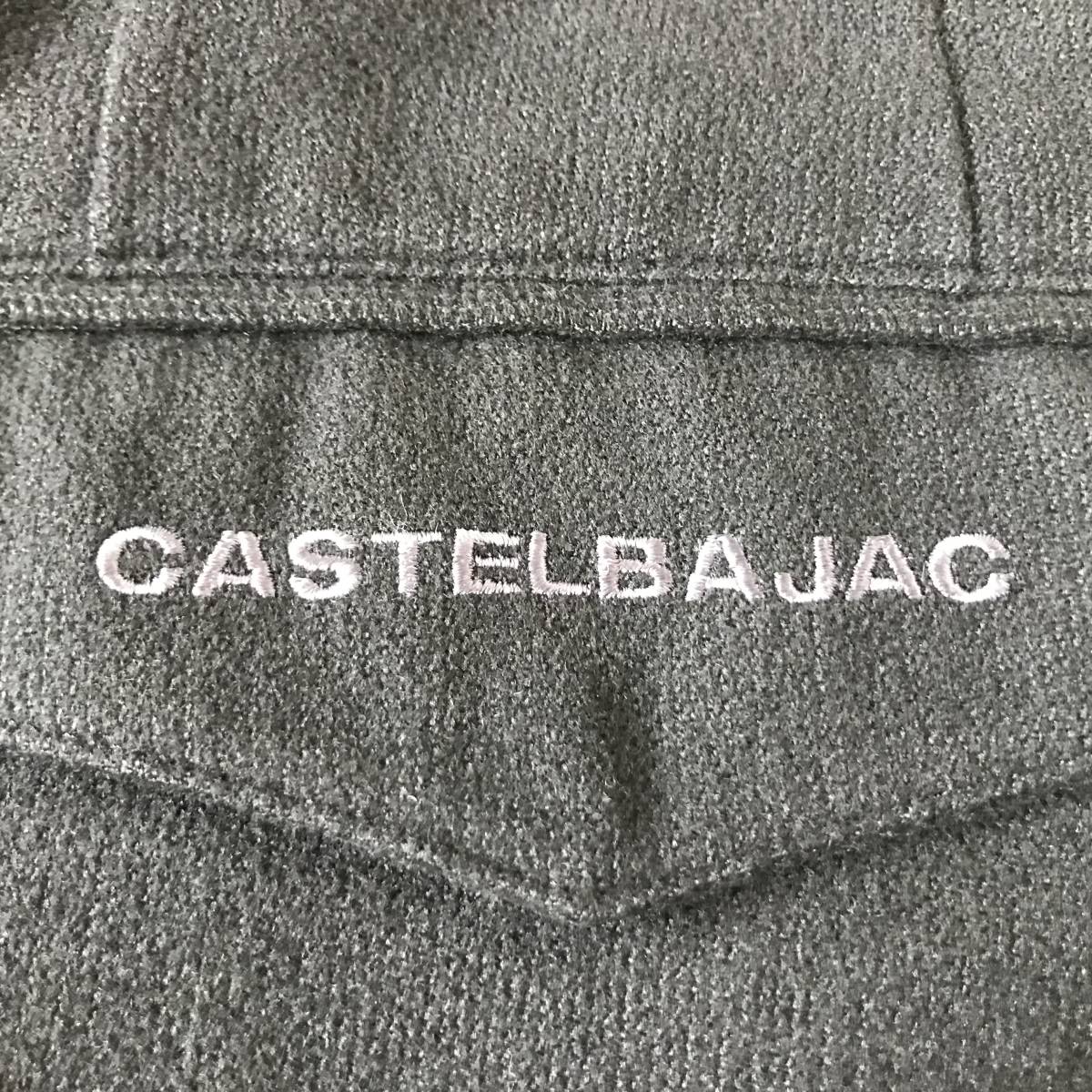 CASTELBAJAC SPORTS カステルバジャック スポーツ メンズ 2タックパンツ ロゴ刺繍入り 美品 size W82_画像8