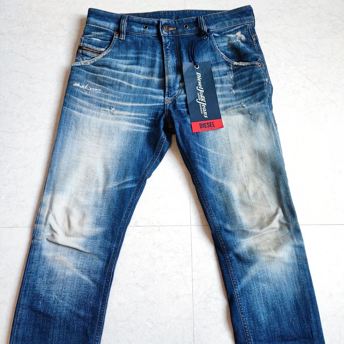美品 DIESEL W28 デニム ジーンズ ジョグ jeans KROOLEY JOGG 美品 DIESEL W28 デニム ジーンズ ジョグ jeans KROOLEY JOGG