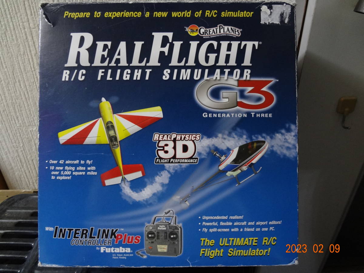 双葉 REAL FLIGHT G3 リアルフライトG3 RCフライトシミュレーター 日本語説明書付 ジャンク品_画像1