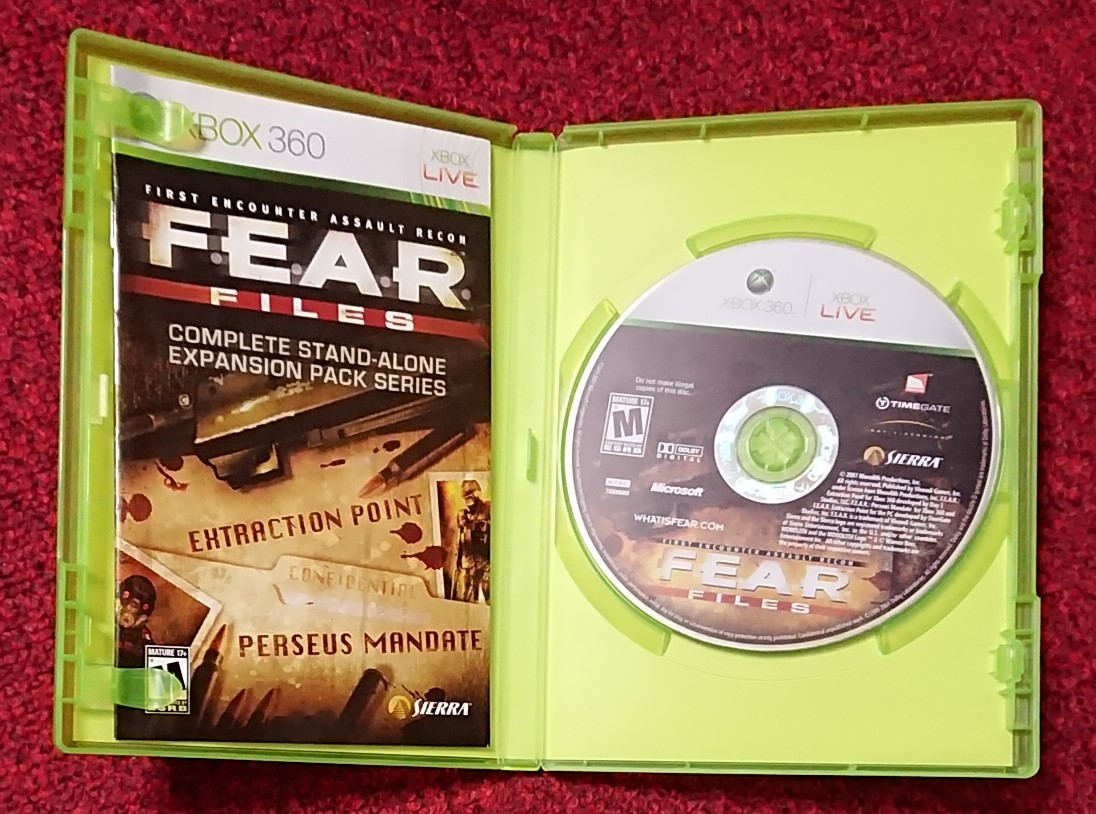 Xbox360 F.E.A.R. FEAR FILES 北米版 フィアー ファイルズ_画像2