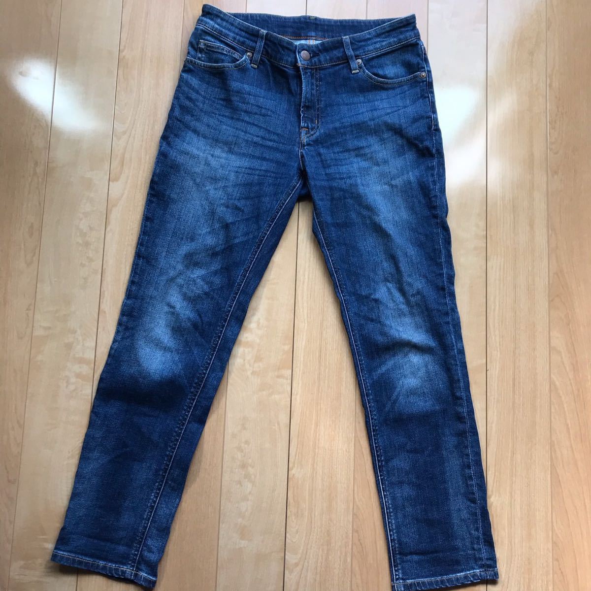  Muji Ryohin MUJI стрейч Denim брюки джинсы обтягивающий брюки woshudo Denim 064-1-104 женский хорошая вещь план 