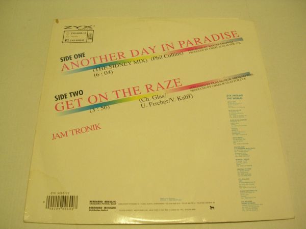 ●R&B UK SOUL 12inch●JAM TRONIK/ ANOTHER DAY IN PARADISE_画像2