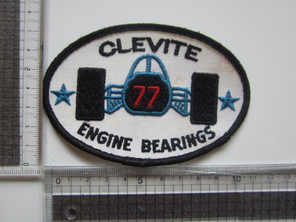 ビンテージ CLEVITE ENGINE BEARINGS クレバイト ベアリング ワッペン/自動車 バイク オートバイ 企業 スポンサー 182_画像7