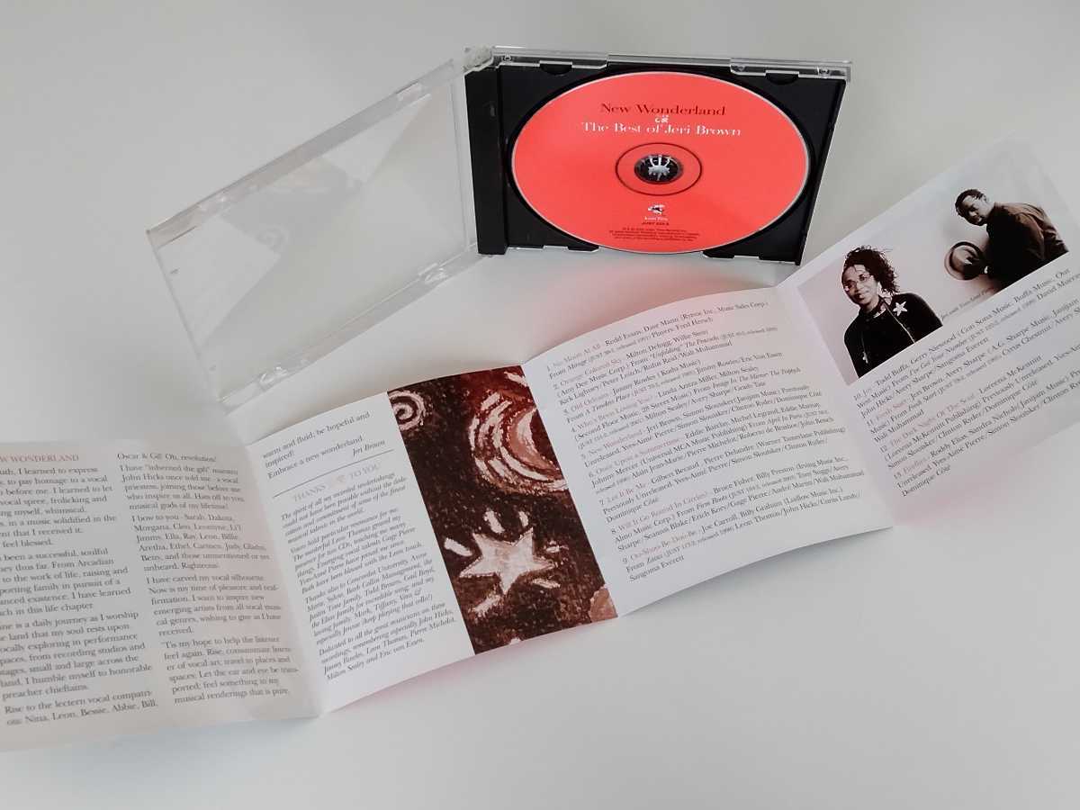 【ディスク美品】Jeri Brown / New Wonderland The Best Of Jeri Brown CD JUSTIN TIME RECORDS JUST223-2 07年リリース,ジェリ・ブラウン_画像4