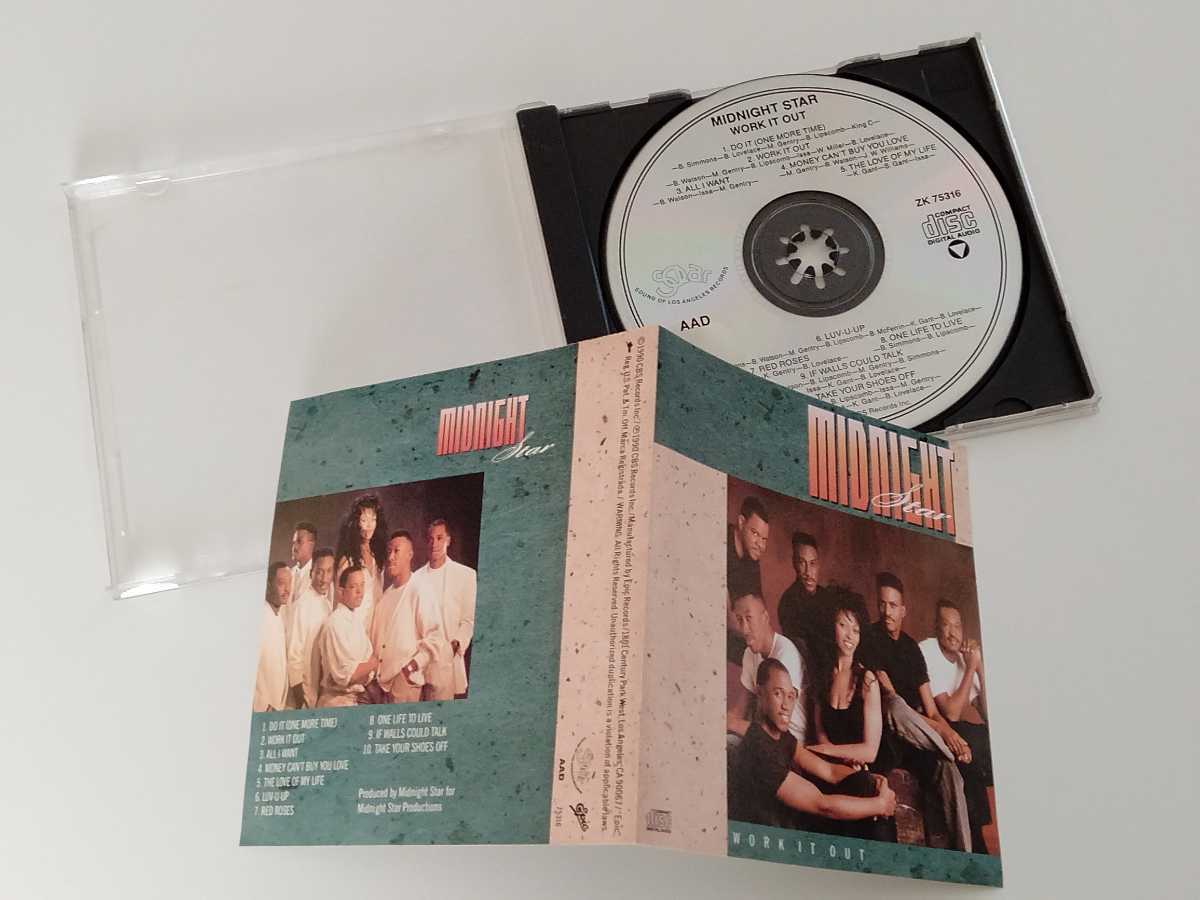 Midnight Star / Work It Out CD SOLAR/EPIC US ZK75316 US FUNK,90年アルバム,ミッドナイト・スター,_画像3