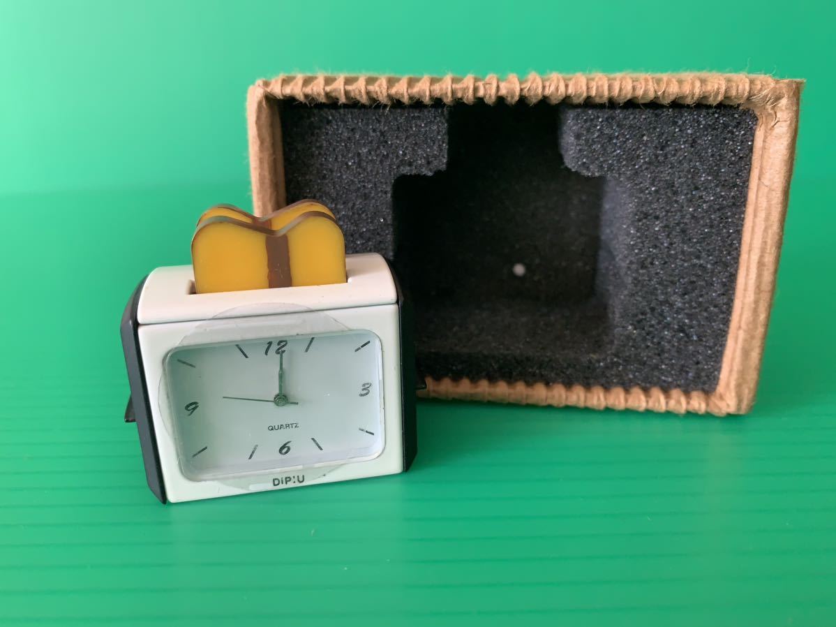 トースター型　ミニ置き時計①_画像2