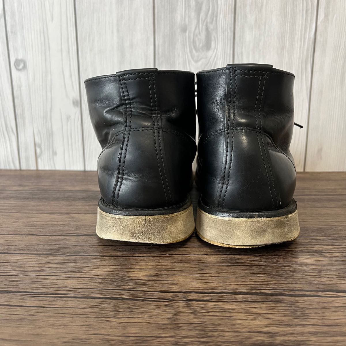 美品【3148】RED WING 26 5cm ブラック ワークチャッカ ショート 美品【3148】RED WING 26 5cm ブラック ワークチャッカ ショート