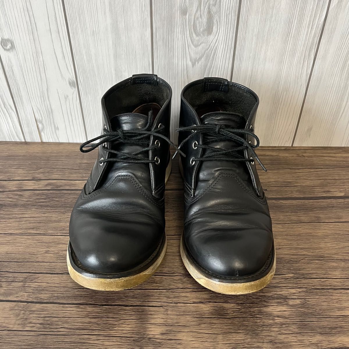 美品【3148】RED WING 26 5cm ブラック ワークチャッカ ショート 美品【3148】RED WING 26 5cm ブラック ワークチャッカ ショート