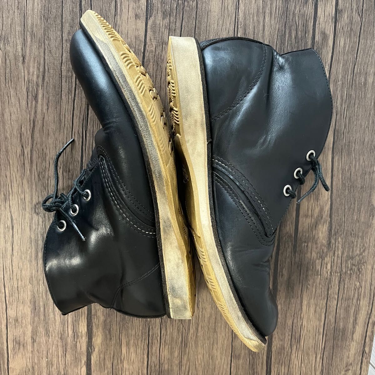 美品【3148】RED WING 26 5cm ブラック ワークチャッカ ショート 美品【3148】RED WING 26 5cm ブラック ワークチャッカ ショート