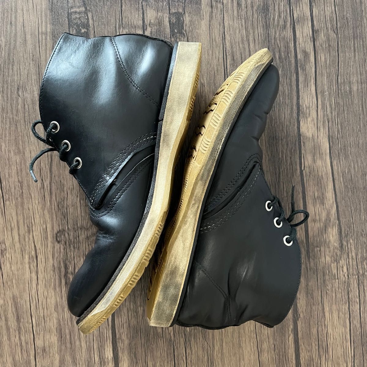 美品【3148】RED WING 26 5cm ブラック ワークチャッカ ショート 美品【3148】RED WING 26 5cm ブラック ワークチャッカ ショート