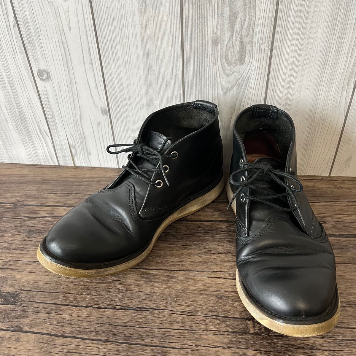 美品【3148】RED WING 26 5cm ブラック ワークチャッカ ショート 美品【3148】RED WING 26 5cm ブラック ワークチャッカ ショート