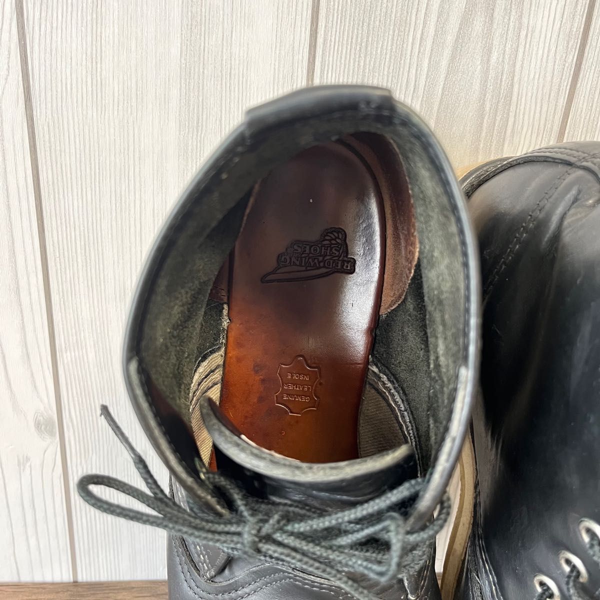 美品【3148】RED WING 26 5cm ブラック ワークチャッカ ショート 美品【3148】RED WING 26 5cm ブラック ワークチャッカ ショート