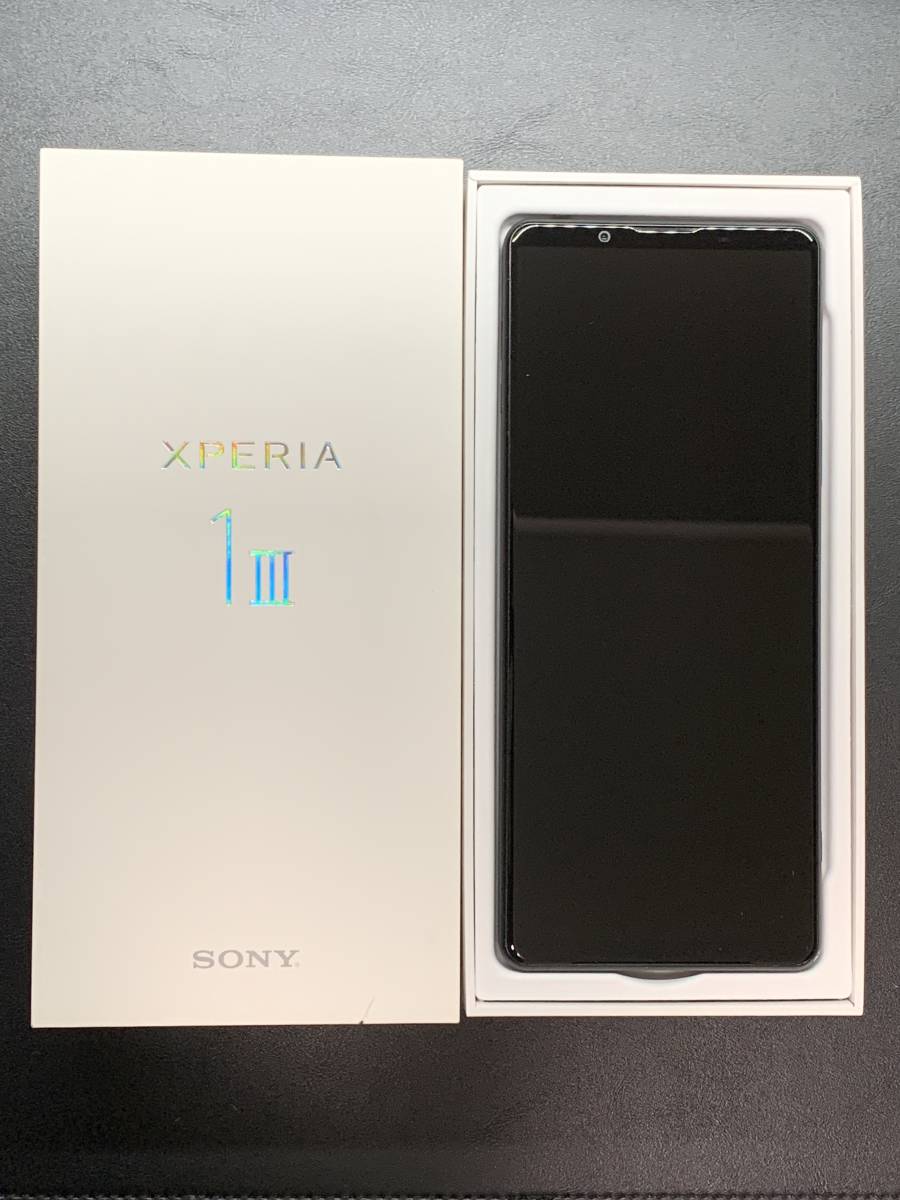 交換機/未使用】SONY Xperia 1 Ⅲ 国内版SIMフリー XQ-BC42 フロスト