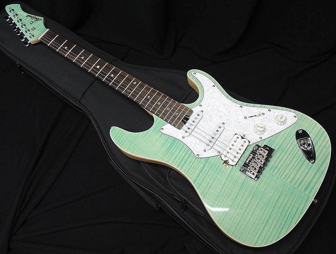 AriaProII 714-AE200LTD CB Caribbean Blue アリアプロツー ストラト